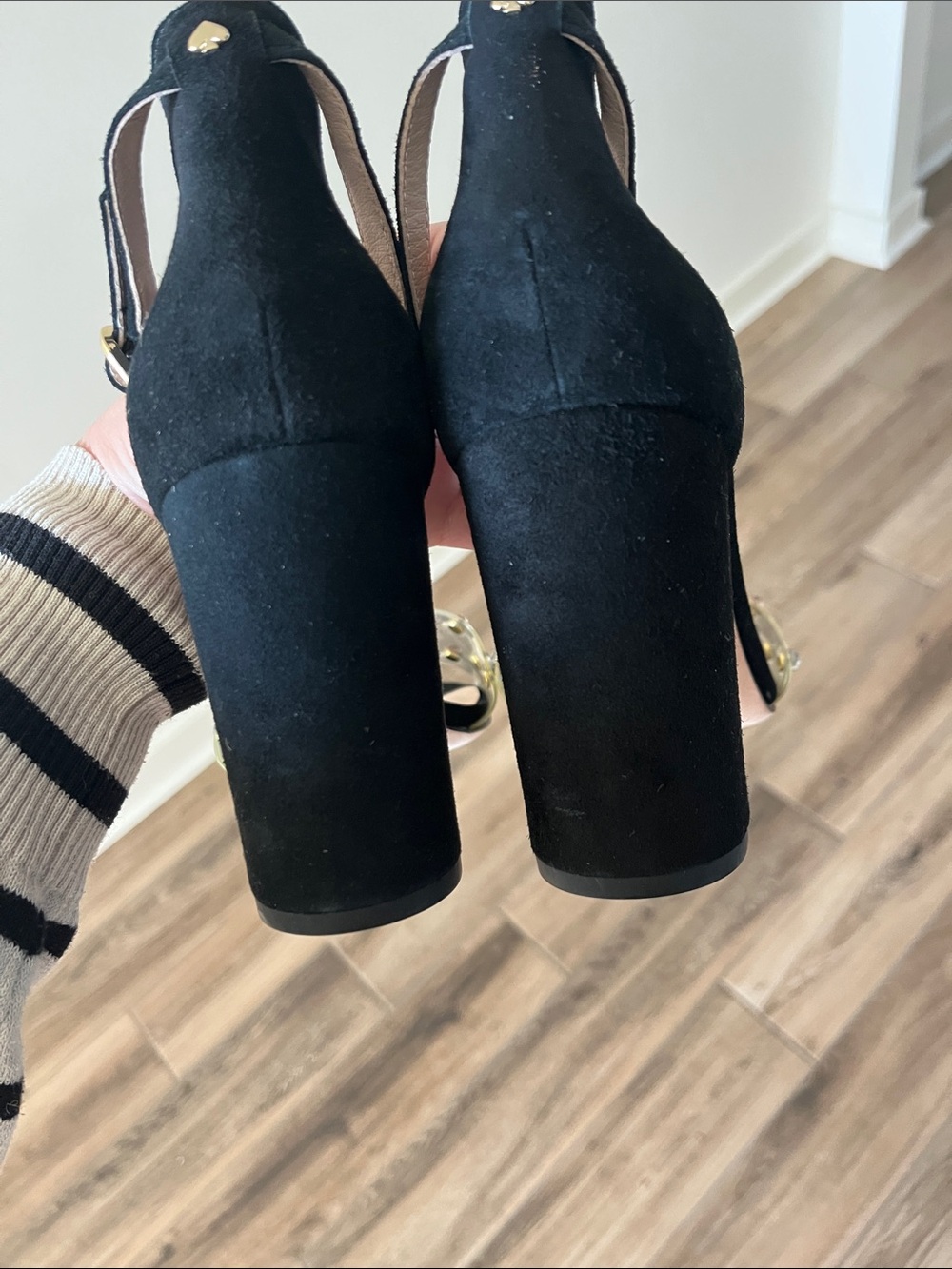 Kate Spade Black Heels with Studded Strap - Picture 11 of 11